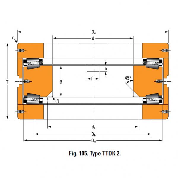 Bearing T1080FA Thrust Race Single #4 image