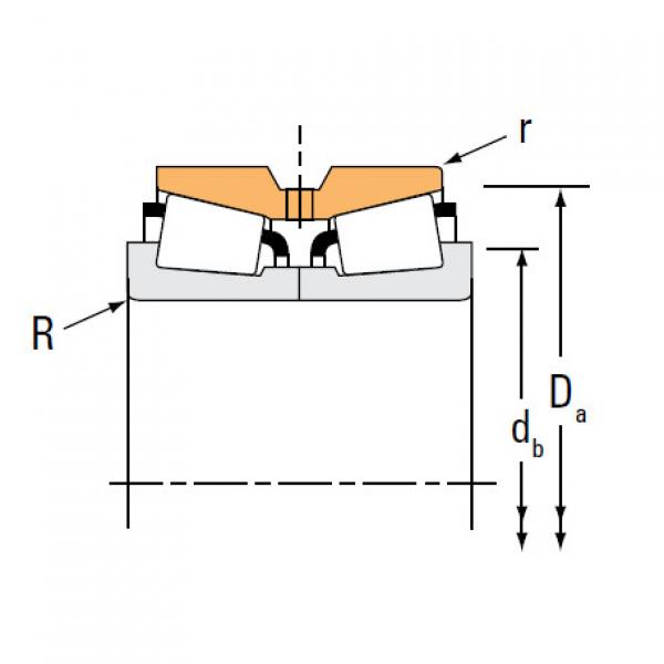 Bearing HM252343NA HM252315CD #1 image